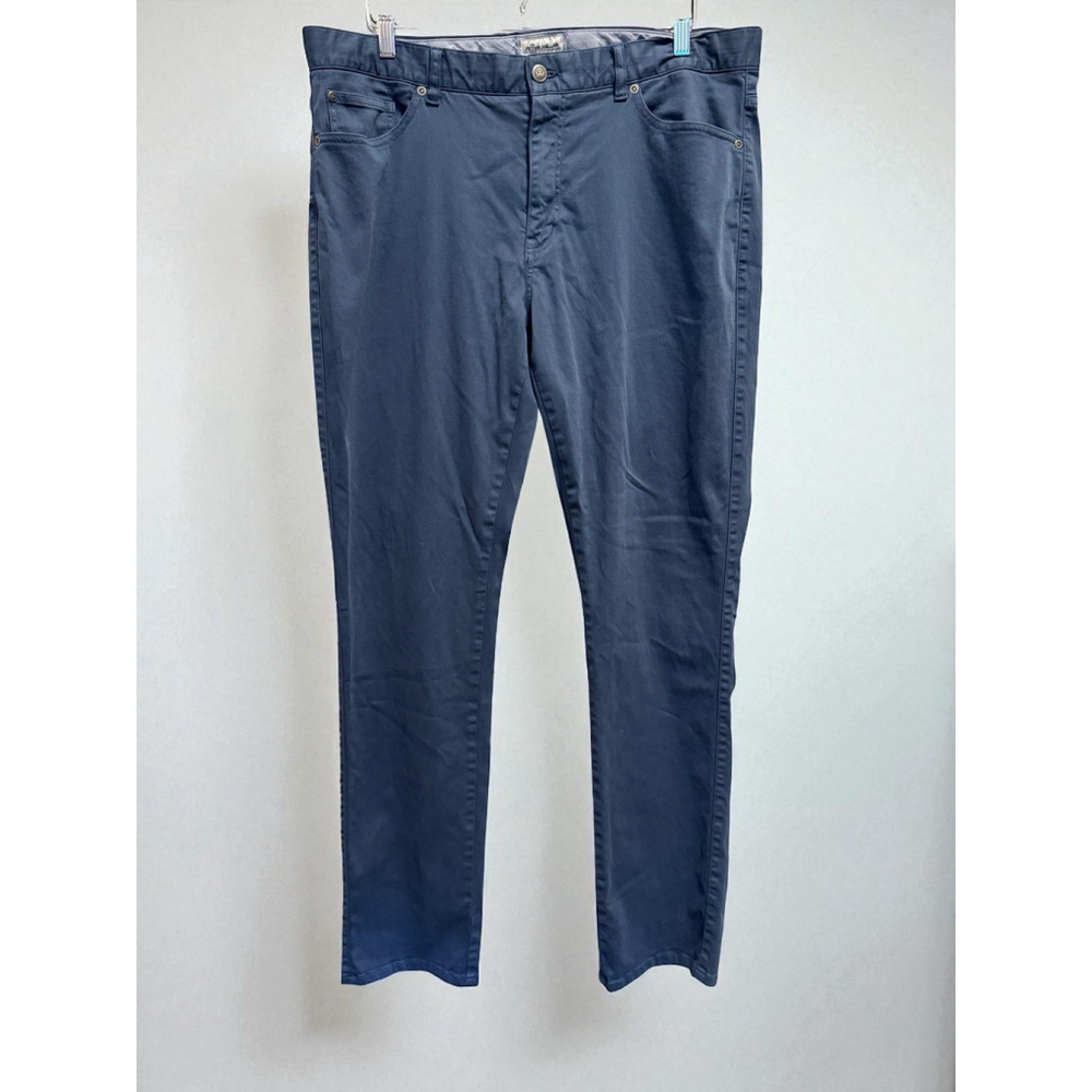 Peter Millar Pants Signature Sateen Five-Pocket Navy‎ Blue Men’s Size 38 X 33